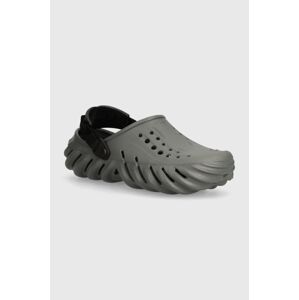 Šľapky Crocs Echo Clog šedá farba, 207937