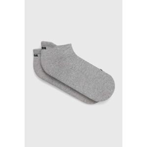 Ponožky Puma 2-pak dámske, šedá farba, 938382