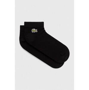 Ponožky Lacoste 2-pak čierna farba, RA4183T