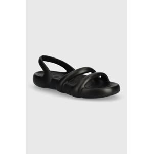 Sandále Camper Kobarah Flat dámske, čierna farba, K201636.001