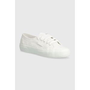 Tenisky Superga 2750 FLOWER SANGALLO dámske, biela farba, S5137JW