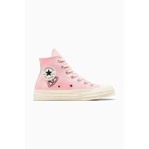 Tenisky Converse Chuck 70 dámske, ružová farba, A07558C