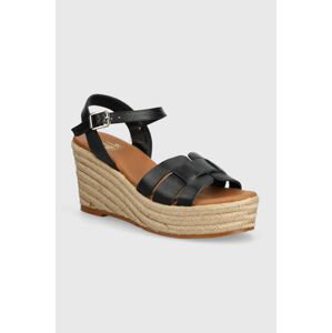 Kožené sandále Billi Bi čierna farba, A5963