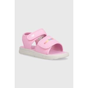 Detské sandále New Balance SYA750C3 ružová farba
