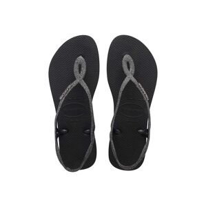 Detské sandále Havaianas LUNA PREMIUMI BLACK čierna farba