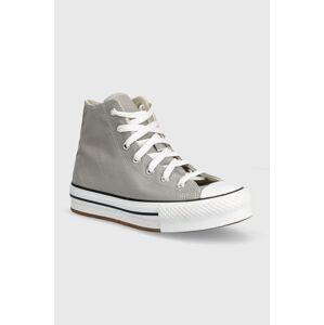 Detské tenisky Converse A07346C šedá farba