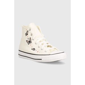 Detské tenisky Converse A07336C béžová farba