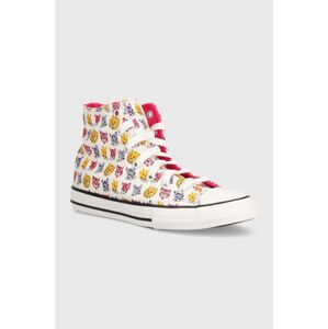 Detské tenisky Converse CHUCK TAYLOR ALL STAR biela farba, 671706C