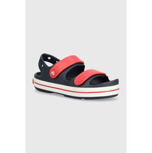 Detské sandále Crocs Crocband Cruiser Sandal tmavomodrá farba