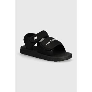 Detské sandále New Balance SYA750A3 čierna farba