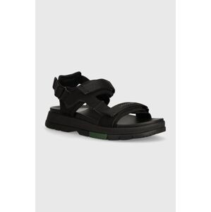 Sandále Lacoste Suruga Premium Textile Sandal pánske, čierna farba, 47CMA0010
