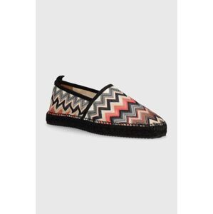 Espadrilky Missoni Corfu čierna farba, M29_001