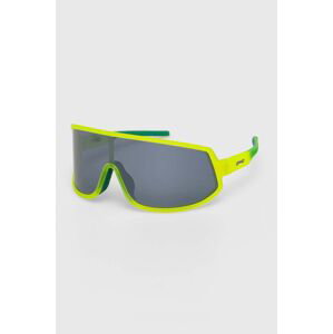 Slnečné okuliare Goodr Wrap Gs Nuclear Gnar zelená farba, GO-311020