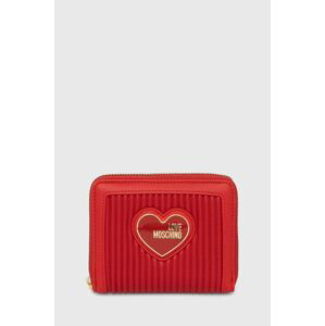 Peňaženka Love Moschino dámska, červená farba, JC5619PP1GLA1500