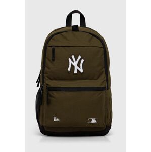 Ruksak New Era MLB NEW YORK YANKEES zelená farba, veľký, s nášivkou, 60503780