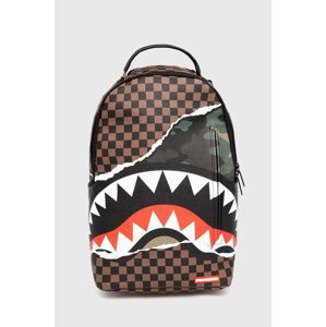 Ruksak Sprayground hnedá farba, veľký, vzorovaný, 910B5930NSZ