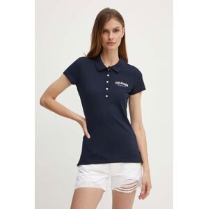 Polo tričko Tommy Hilfiger dámske, tmavomodrá farba, WW0WW41895