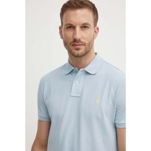 Bavlnené polo tričko Polo Ralph Lauren jednofarebné, 710680784