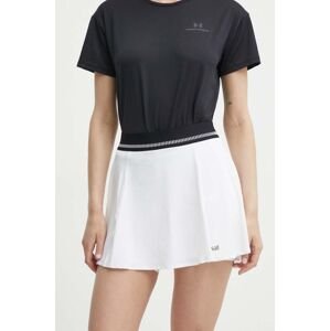Športová sukňa Casall Court biela farba, mini, áčkový strih