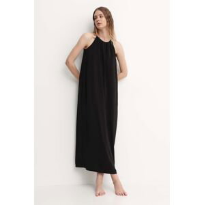 Šaty Max Mara Beachwear čierna farba,midi,áčkový strih,2416621029600