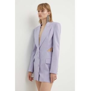 Šaty Aniye By fialová farba, mini, priliehavá, 185042