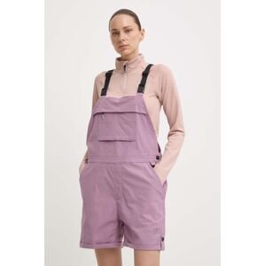 Turistické šortky Picture Foday ružová farba, jednofarebné, vysoký pás, WSH084
