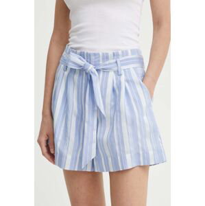 Šortky Bruuns Bazaar SwiniesBBBrynja shorts dámske, vzorované, vysoký pás, BBW3975