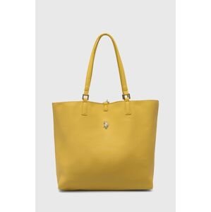 Obojstranná kabelka U.S. Polo Assn. žltá farba, BIUXT629WVP307