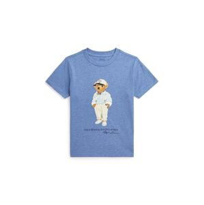 Detské bavlnené tričko Polo Ralph Lauren s potlačou, 322853828036