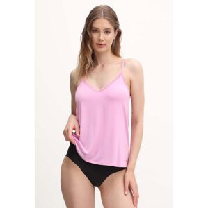 Top Tommy Hilfiger fialová farba, UW0UW05398