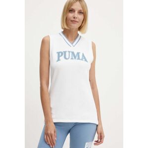 Top Puma SQUAD dámsky, biela farba, 678703