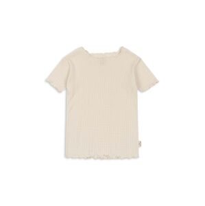 Detské bavlnené tričko Konges Sløjd biela farba