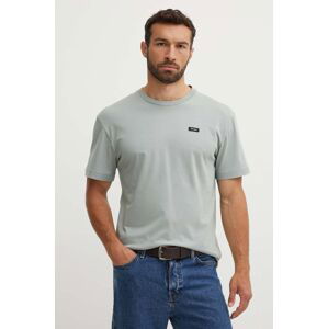 Bavlnené tričko Calvin Klein pánsky,čierna farba,jednofarebný,K10K112749