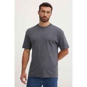 Bavlnené tričko Calvin Klein pánske, čierna farba, jednofarebné, K10K112487