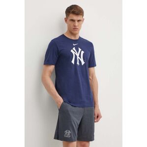 Tričko Nike New York Yankees pánske, tmavomodrá farba, s potlačou