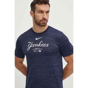 Tričko Nike New York Yankees pánske, tmavomodrá farba, s potlačou