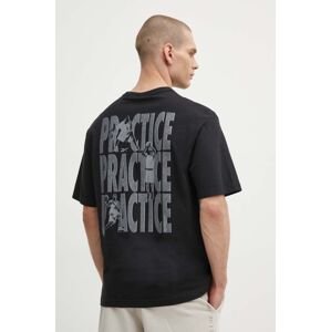 Bavlnené tričko Reebok Classic Basketball pánske, čierna farba, s potlačou, 100075806
