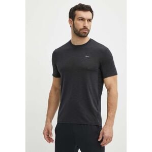 Tréningové tričko Reebok Chill Athlete 2.0 čierna farba, melanžové, 100075786
