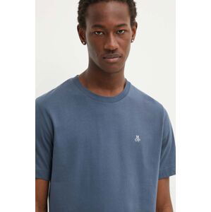 Bavlnené tričko Marc O'Polo pánske, tmavomodrá farba, jednofarebné, 424201251054