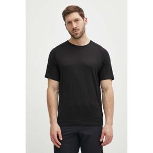 Športové tričko Smartwool Active Ultralite čierna farba, jednofarebné, 16544