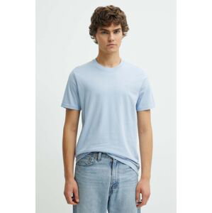 Bavlnené tričko Hollister Co. pánske, jednofarebné, KI324-4089