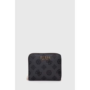 Peňaženka Guess LAUREL dámska, čierna farba, SWPG85 00370