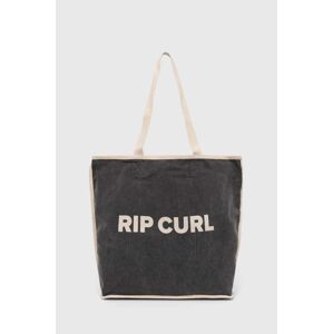 Plážová taška Rip Curl čierna farba