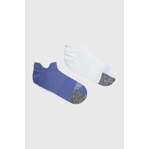 Ponožky Under Armour Breathe (2-pack) dámske, fialová farba, 1370096