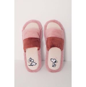 Papuče women'secret Snoopy ružová farba, 4998035
