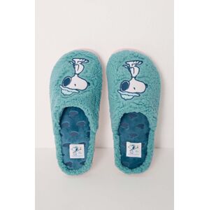 Papuče women'secret Snoopy zelená farba, 4998042