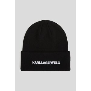 Čiapka Karl Lagerfeld čierna farba, A3W33143