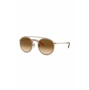 Slnečné okuliare Ray-Ban dámske, hnedá farba, 0RB3647N