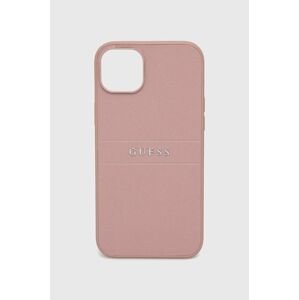 Puzdro na mobil Guess Iphone 14 Plus 6,7" ružová farba