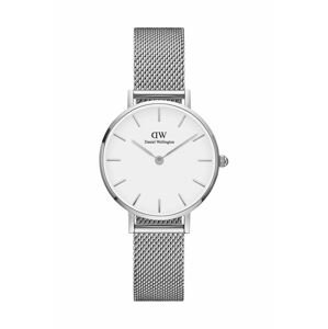 Hodinky Daniel Wellington Petite 28 Sterling dámske, strieborná farba